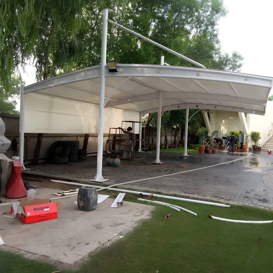 Commercial Multi-Bay Parking Canopy