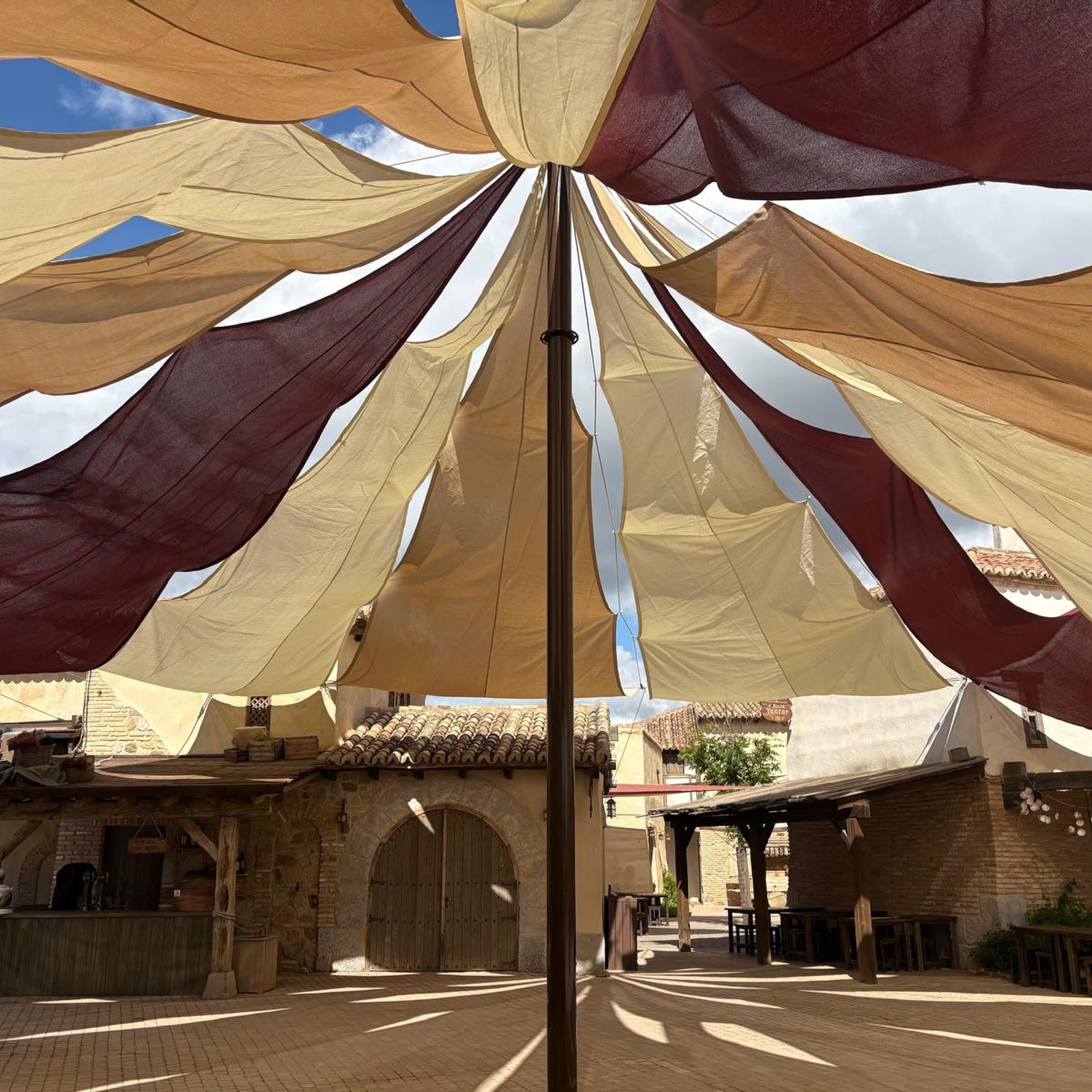 Courtyard Umbrella Structure